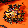 Halloween Alloy Enamel Pumpkin Brooches for Women SC0855-2-2