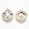 Golden Plated Alloy Pendants X-PALLOY-N154-03E-2