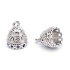 Rack Plating Alloy Pendant Bail PALLOY-Q332-30P-LF-1