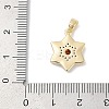 Brass Micro Pave Cubic Zirconia Pendants KK-Q030-04B-G-3