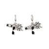 Rack Plating Alloy Crystal Rhinestone European Dangle Charms FIND-C055-29P-1