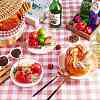 Portable Tartan Patern Non Woven Picnic Mat JX572C-02-6