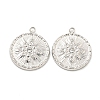 304 Stainless Steel Pendants STAS-L278-024P-1