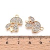 Rack Plating Alloy Rhinestone Pendants PALLOY-T091-24M-G-4