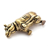 Brass Rhinoceros Figurines DJEW-C017-01AB-3
