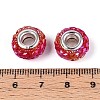 Opaque Resin European Beads RESI-T057-29H-3
