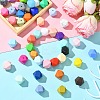 Hexagon Food Grade Silicone Focal Beads SIL-CJC0005-07-6