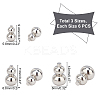 18Pcs 3 Style 304 Stainless Steel Beads STAS-UN0026-67-4