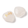 Natural Quartz Crystal Heart Engraving MBTI Figurines Statues for Home Office Desk Decorations G-K353-05K-2