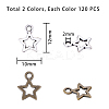 Tibetan Style Alloy Charms PALLOY-PH0005-73-2