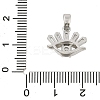 Brass Micro Pave Cubic Zirconia Pendants KK-U056-02P-3