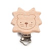 Beech Wood Pacifier Clip AJEW-M015-01D-1