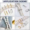8Pcs Rack Plating Brass Micro Pave Clear Cubic Zirconia Twister Clasps ZIRC-WR0001-04P-5
