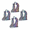 Alloy Big Pendant Rhinestone Settings PALLOY-N163-132-NR-1