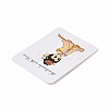 Rectangle Paper Hair Clip Display Cards CDIS-C004-03A-4