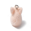 Flocky Resin Pendants FIND-A047-05P-3
