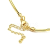 Rack Plating Brass & ABS Plastic Pearl Beads Bowknot Pendant Necklaces NJEW-C059-05G-3