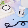 1 Strand Natural Shungite Beads Strands G-TA0003-34B-6