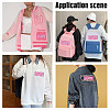 Towel Embroidery Style Cloth Paillette Iron on/Sew on Patches PATC-WH0006-59-5