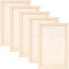 Wood Painting Canvas Panels WOOD-WH0109-07-1