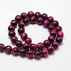 Natural Tiger Eye Bead Strands G-G735-23-10mm-04-2