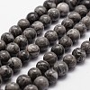 Natural Map Stone/Picasso Stone/Picasso Jasper Bead Strands X-G-D840-60-4mm-1