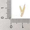304 Stainless Steel Letter Connector Charms STAS-M108-01G-22-3