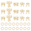 50Pcs Bowknot Alloy Pendants FIND-TA0008-62-2