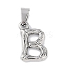 Non-Tarnish 304 Stainless Steel Pendants STAS-F235-01P-B-1