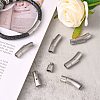 Tarnish Resistant 304 Stainless Steel Bayonet Clasps STAS-F131-22P-6