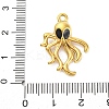 304 Stainless Steel Enamel Pendants STAS-B085-27G-3