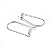 Tarnish Resistant 304 Stainless Steel Hoop Earring Findings LS-STAS-P223-01P-04-2
