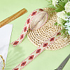 10Yards Embroidery Polyester Ribbons OCOR-GF0004-85B-3
