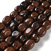 Natural Mahogany Obsidian Beads Strands LS-G-P497-01D-02-1