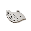 Non-Tarnish 201 Stainless Steel Pendants X-STAS-E206-04P-06-2