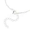Brass Bar Link Chain & 304 Stainless Steel Cable Chain Bracelet Making AJEW-JB01421-03-3