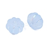 Frosted Transparent Acrylic Beads OACR-P029-03B-01-3