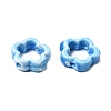 Flower Hollow Glazed Porcelain Bead Frame PORC-A034-09C-2
