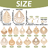 DIY Geometry Earring Making Kit DIY-TA0005-57-3