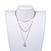 Double Layer Necklaces & Chain Necklaces Sets NJEW-JN02753-5