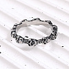 Skull Titanium Steel Rings for Men PW-WG56FBD-02-3