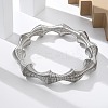 304 Stainless Steel Stretch Bangles for Women LS-BJEW-P315-02C-P-2