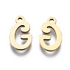 201 Stainless Steel Charms STAS-T044-217G-G-2
