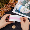 2 Rolls 2 Colors 5M Non-woven Fabrics Invisible Self Adhesive Bob Tape for Breast AJEW-GF0008-87-3
