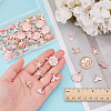 72Pcs 6 Styles Alloy Enamel Pendants ENAM-AR0001-84-3