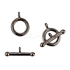Brass Ring Toggle Clasps  LS-KK-L116-30B-2