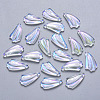 Transparent Spray Painted Glass Pendants GLAA-T016-25-1