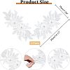 Polyester Embroidered Floral Lace Collar DIY-WH0326-47D-3