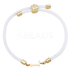 1pc Adjustable Nylon Cord Slider Bracelets for Women BJEW-LP0001-33L-G-1