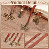 Cowhide Leather Bookmarks AJEW-PH01566-4